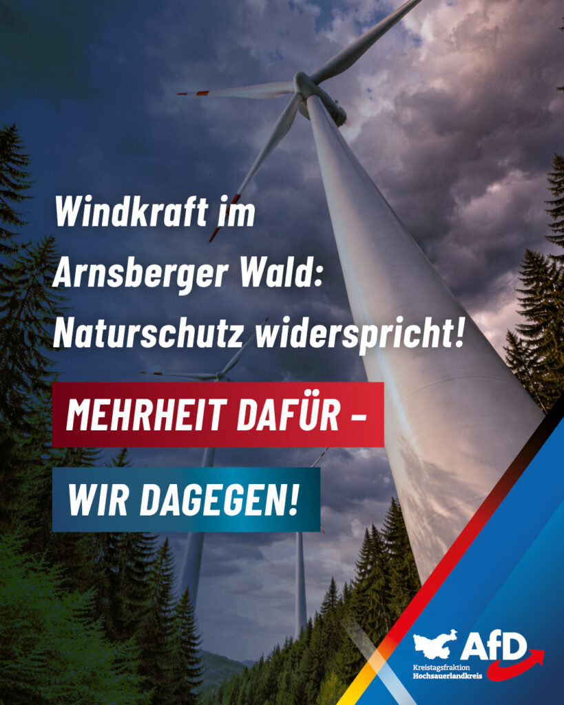 Windkraft im Arnsberger Wald